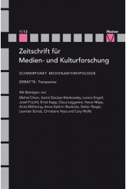 ZMK Zeitschrift für Medien- und Kulturforschung 4/1/2013: Medienanthropologie