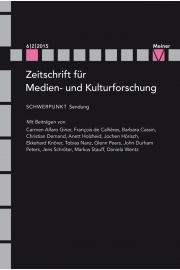 ZMK Zeitschrift für Medien- und Kulturforschung 6/2/2015: Sendung