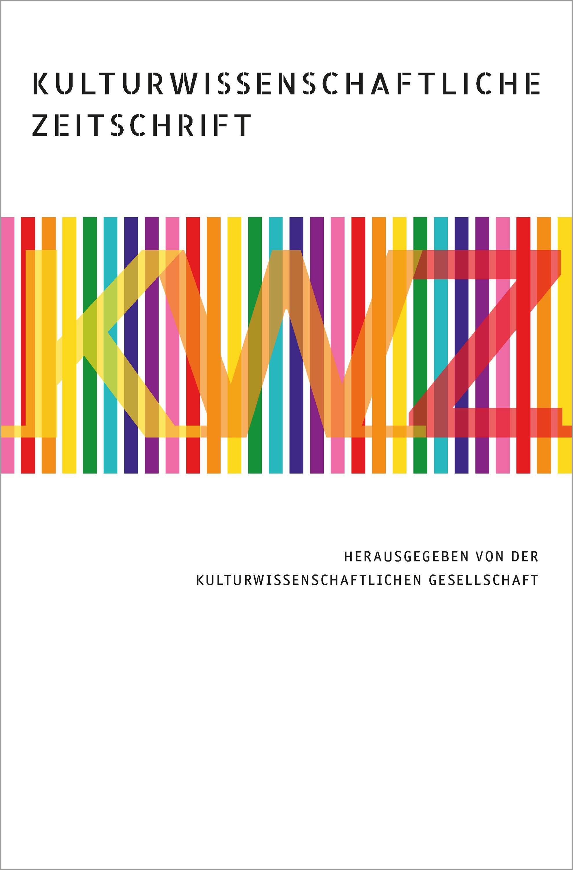 Kulturwissenschaftliche Zeitschrift 1/2019