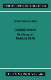 Dialektik (1814/1815). Einleitung zur Dialektik (1833)