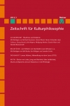 Zeitschrift für Kulturphilosophie 2013/1: Rhythmus und Moderne