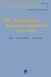 Die Allgemeine Kunstwissenschaft (1906-1943)