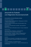 Zeitschrift für Ästhetik und Allgemeine Kunstwissenschaft Band 64. Heft 1