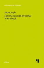 Historisches und kritisches Wörterbuch. Eine Auswahl.