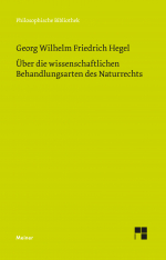 Über die wissenschaftlichen Behandlungsarten des Naturrechts