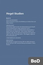 Hegel-Studien Band 35 (2000)