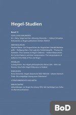 Hegel-Studien Band 11 (1976)