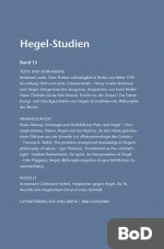 Hegel-Studien Band 15