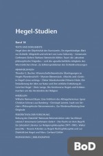 Hegel-Studien Band 18 (1983)