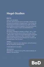 Hegel-Studien Band 32 (1997)