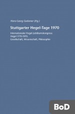 Stuttgarter Hegel-Tage 1970
