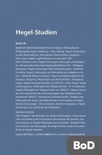 Hegel-Studien Band 26 (1991)