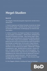 Hegel-Studien Band 28