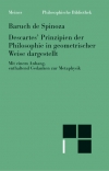 Sämtliche Werke, Bd. 4.: Descartes' Prinzipien der Philosophie in geometrischer Weise dargestellt