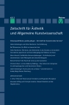 Zeitschrift für Ästhetik und Allgemeine Kunstwissenschaft Band 62. Heft 2