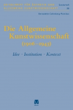 Die Allgemeine Kunstwissenschaft (1906-1943)