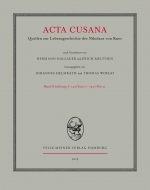 Acta Cusana, Band II, Lieferung 5