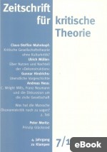 Zeitschrift für kritische Theorie, Heft 7