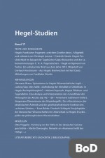Hegel-Studien Band 17 (1982)