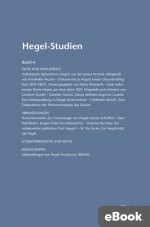 Hegel-Studien Band 4 
