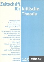 Zeitschrift für kritische Theorie, Heft 14
