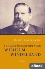 Forschungsgrundlagen Wilhelm Windelband