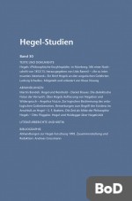 Hegel-Studien Band 30 (1995)
